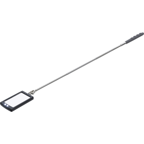 LED teleskopisk inspektionsspejl - 280-870 mm