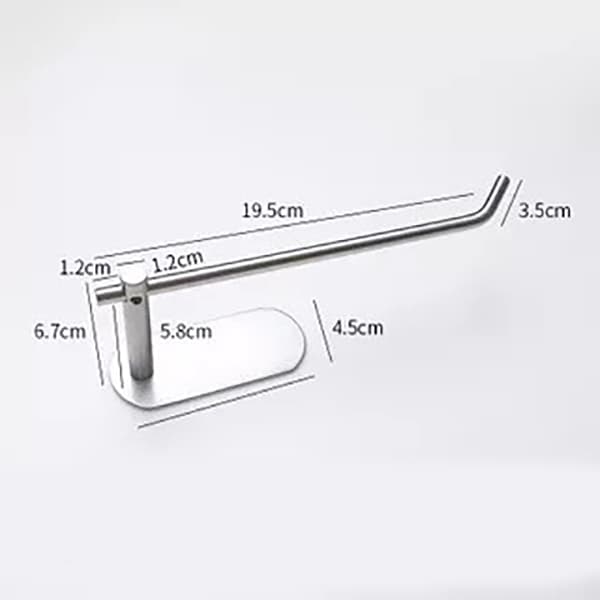 Selvklæbende toiletrulleholder håndklædeholder ingen boring rustfri