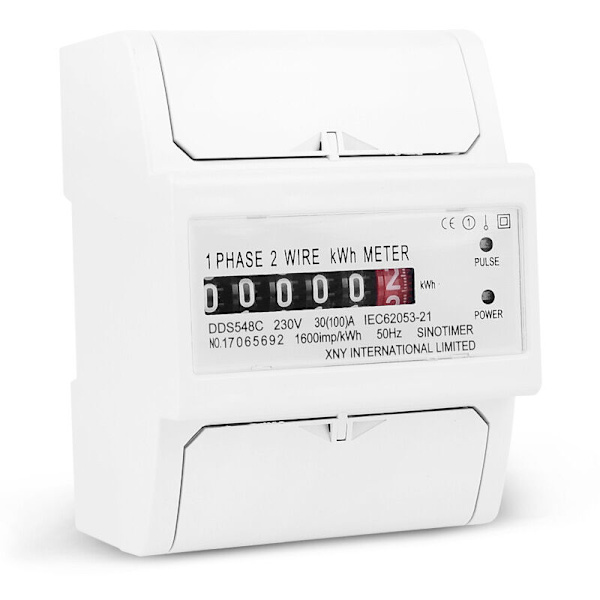 1 st digital LCD elektrisk energimätare faslinje elektrisk