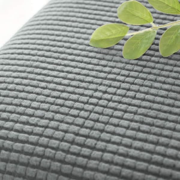 Pakke med armlenedeksler i mykt, elastisk polyester-spandex stoff, vanntett, sklisikkert, for stol, sofa, lenestol, lysegrå