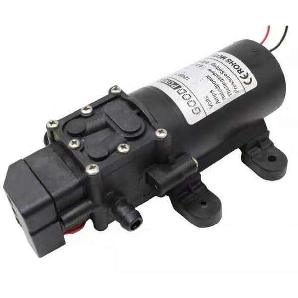 DC 12V Högtrycksmembranvattenpump Självprimning Elektrisk P