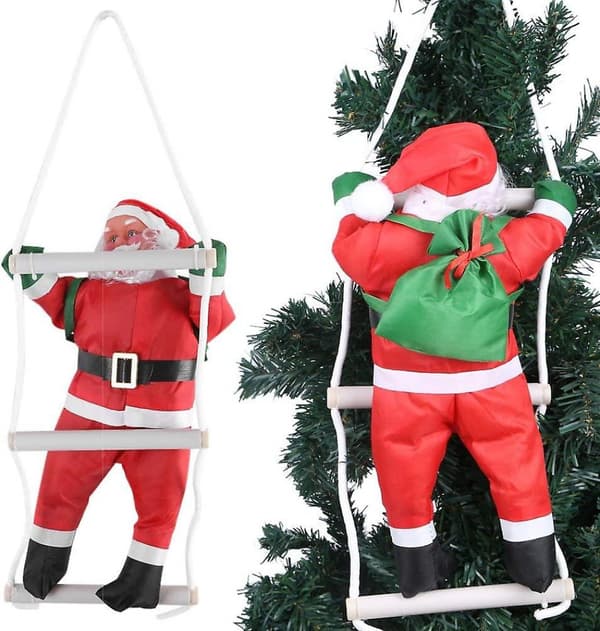 Klättrande på rep stege jultomte leksak