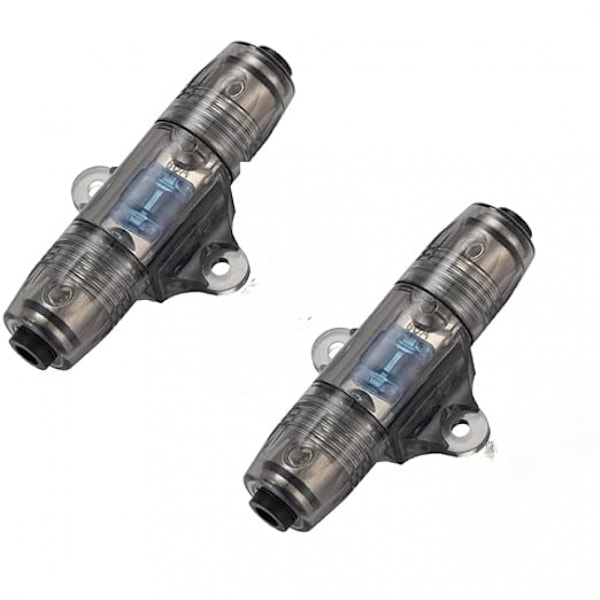 2 Pieces 6-10 Gauge In-Line Fuse Holder