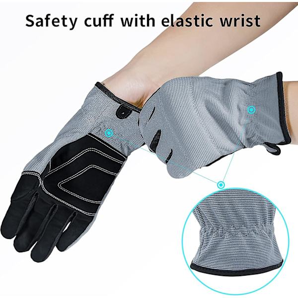 Arbets handskar, Multipurpose Light Duty Trädgårdshandske Flex Grip &