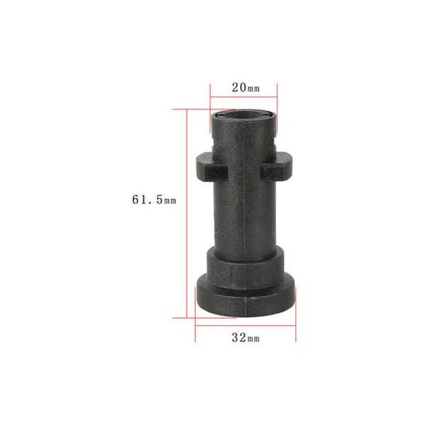 Adapter för högtryckstvättpistol med 1/4\" snabbkoppling