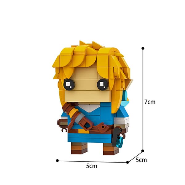 Byggesæt til børn og voksne; Game Character Link Action Fig