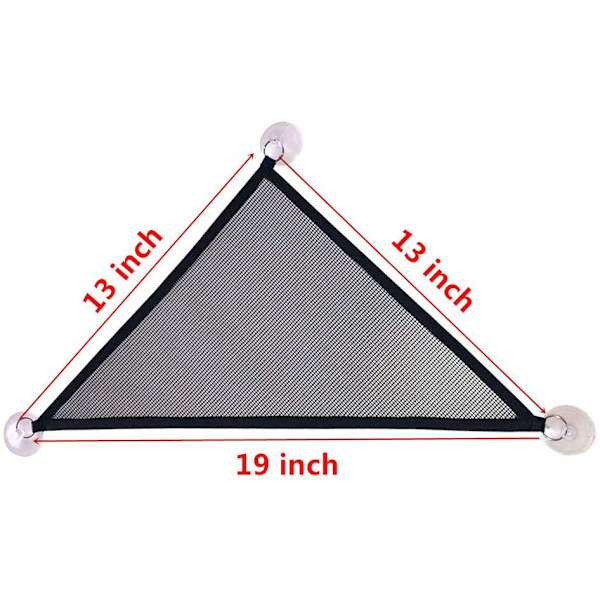 2 st skäggagam hammock set 2 reptil hammock lounger för geckos ödlor leguaner ormar (svart)