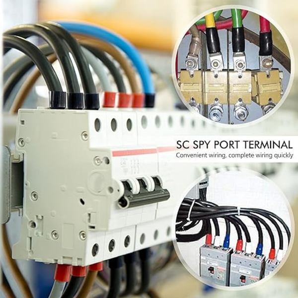 120 stk. crimp terminal sæt bil elektriske terminaler med crimp bat