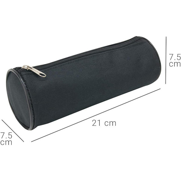 Rund Tote Taske 21cm Diameter 7.5cm Tekstil