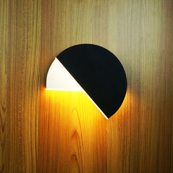 Simple runde lampetter 360 graders smedejernsdrejelig kreativ mode