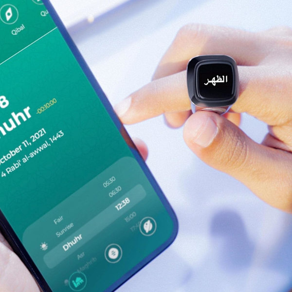 Smart Ring för män - Islamisk ringräknare bönepåminnelse - 5 bönetider