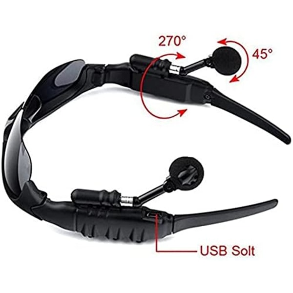 Trådløse Bluetooth MP3 Solbriller Polarized Music Solbriller V4.1