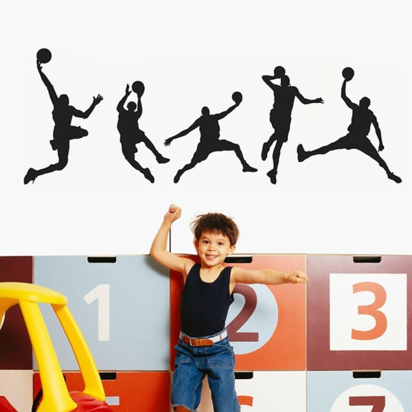 Basketball  Wall Sticker Decal Home Boys Room Decoration