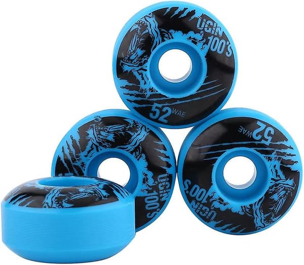 4 st hjul, hållbara blå Classic Series högpresterande skatebo
