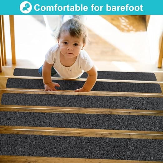 Antislip-tejp för trappor, 10 cm x 5 m, säkerhetstejp, halkfri trappsteg