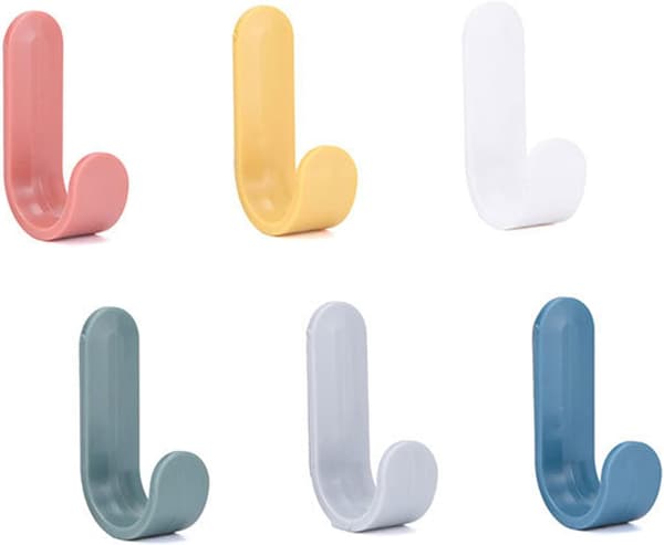 Adhesive Hooks Utility Wall Hooks Key Hooks for Wall Decorative Key Holder Rack
