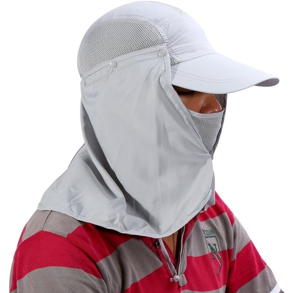 Avtagbar solskydd hatt 3 i 1 Full Face Cap Anti UV Full Face N