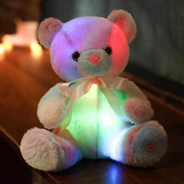 Glowing Ribbon Rainbow Gosedjur Flicka