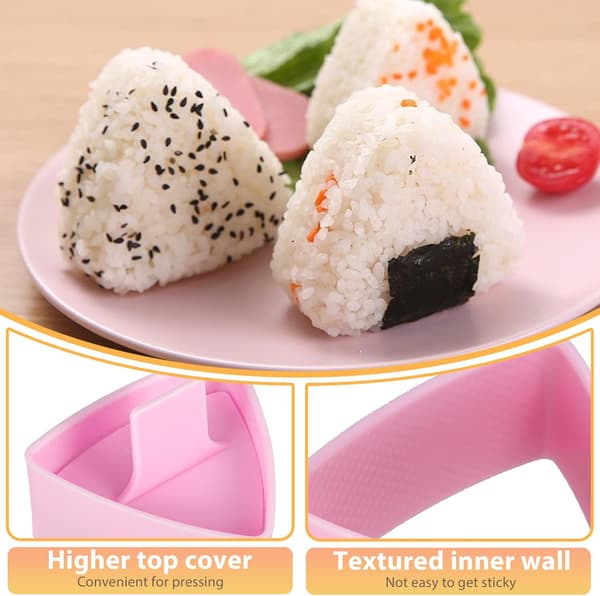 Onigiri Trekantformet Sushiform Onigiri Trekantformet Sushiform til Sushifremstilling DIY Risform DIY Værktøj