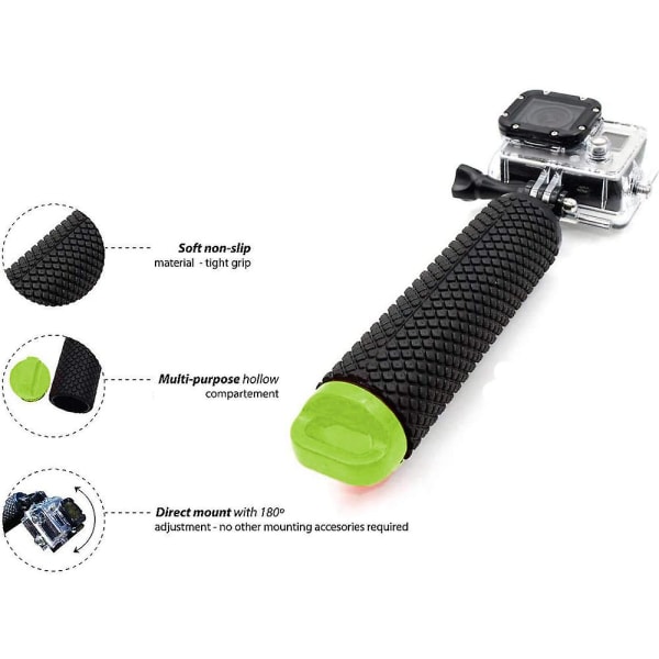 Vedenalainen kelluva kahva vedenpitävä käsitikku Monopod-sauva Sel
