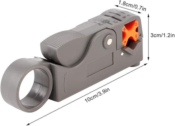 Koaksialkabel Stripper Wire Cutter Håndholdt Stripper til TV-kabel