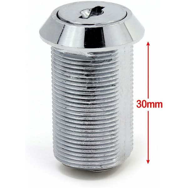 30mm rustfrit stållåse til postkasse med matchende nøgler, 30mm skuffelås