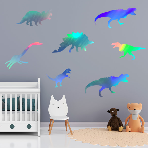 3 dinosaur stickers, cute waterproof cartoon stickers for kids