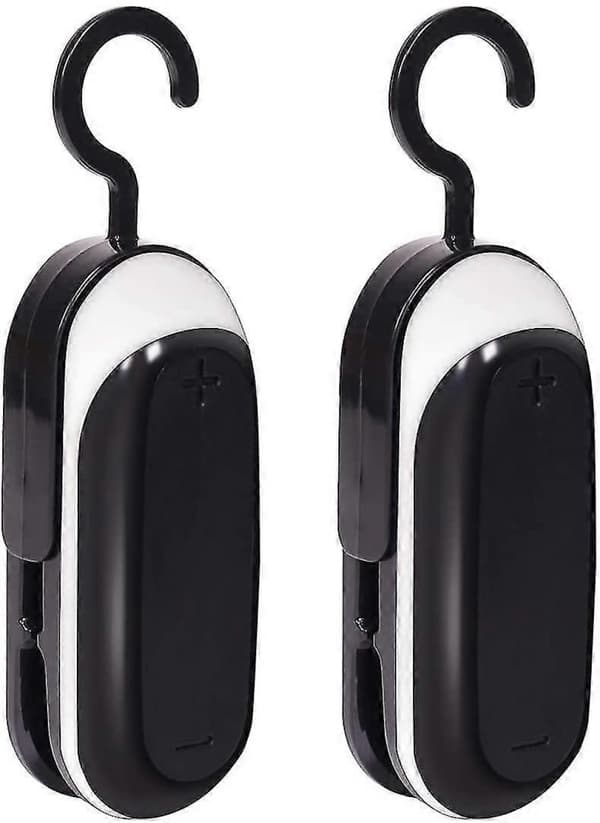 2-pack Mini Vakuumförseglare, Bärbar Matförseglare, Handhållen Värmeförseglare