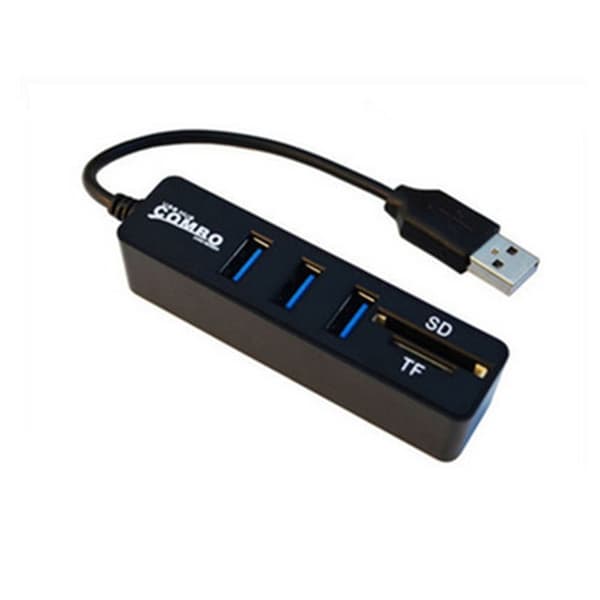 Universell Mini Usb Hub 3.0 Hög Hastighet Usb Splitter 3 Port Hub Wit