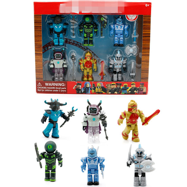 Roblox-figurer 6 stycken / set