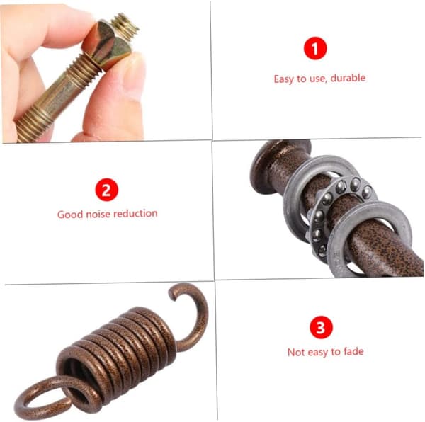Swing Bushing Set Heavy Duty Hengekøye Hardware Kit Gull