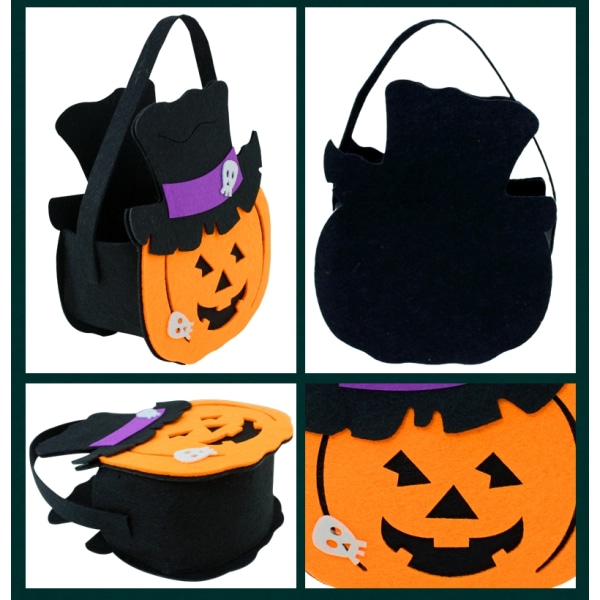 Halloween godteripose Trick or Treat-pose Holdbar barnas gresskar