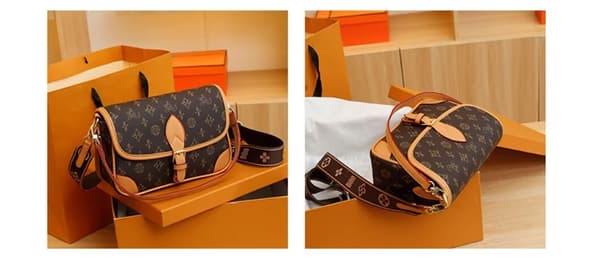 Axelväskor i läder för kvinnor, medium designer crossbody-väska och väskor Wit