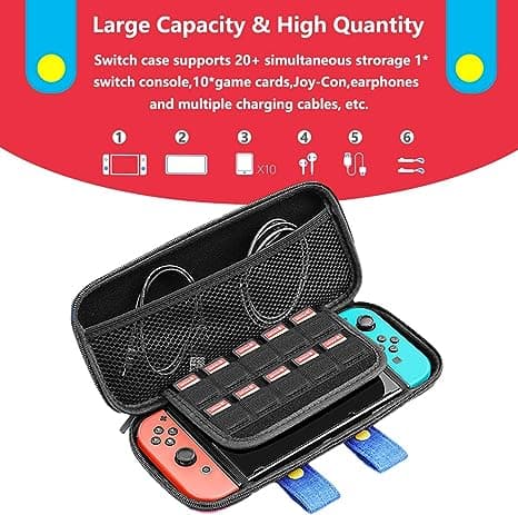 Bærbart reiseetui for Nintendo Switch, Yocuby Switch-etui
