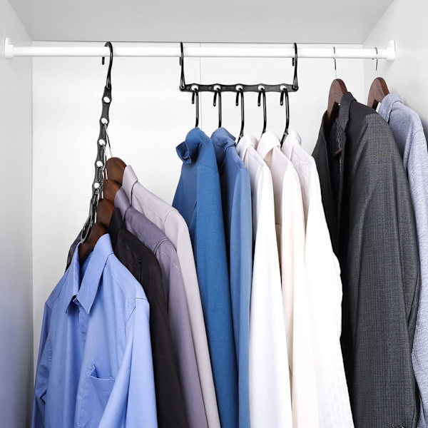 10 stk. Magic Hangers til opbevaring i skabet, c