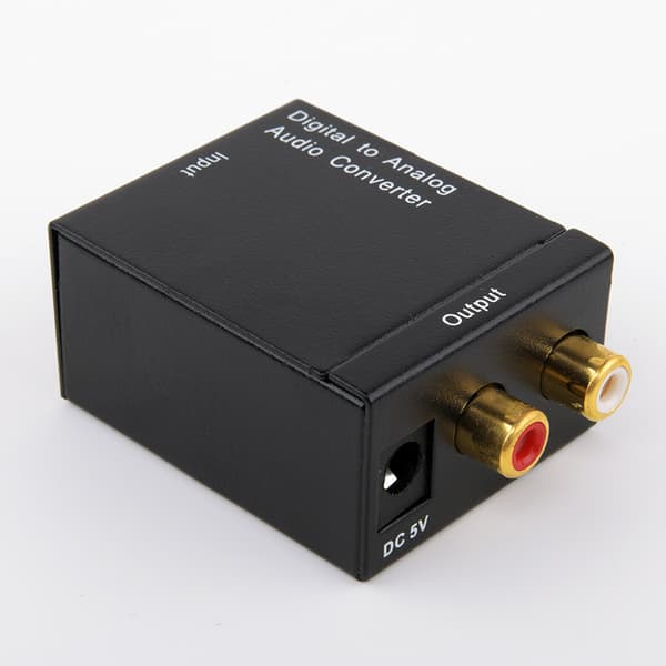 Digital til analog lyd koaksial konverter fiberoptisk til analog s