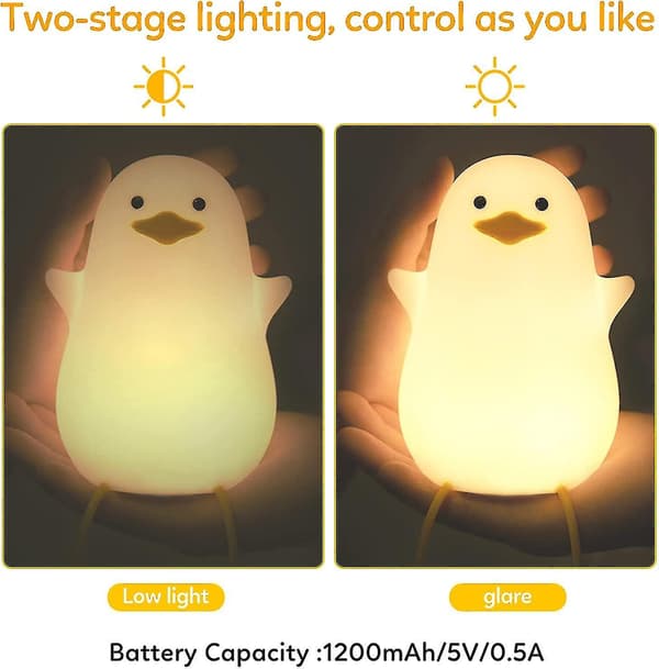 Led nattlys, silikon and nattlys med timer, Led nattlys