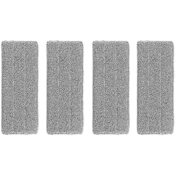 Mopphink och hink system, 4 x dukar, ersättningsdukset med 4 gråa enkla moppar, moppset