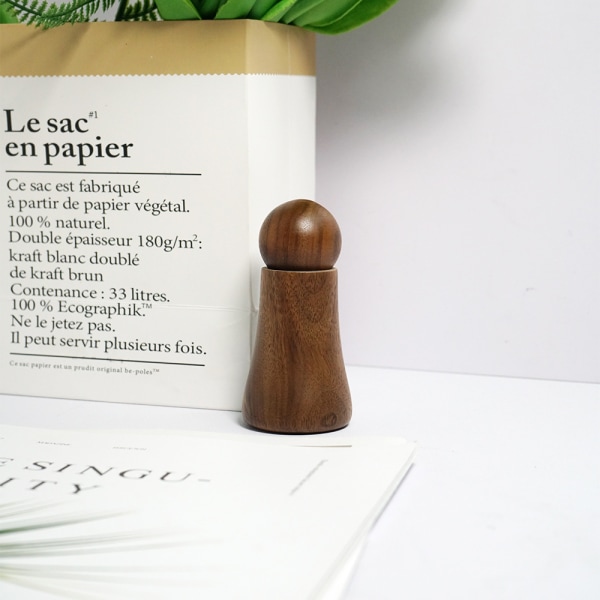 1 stk. Kaffe Klud Pulver Nål Omrøring Løs Pulver Nål Rustfrit Stål med Klud-stil Pulver Nål Base, 9,2*4,6cm