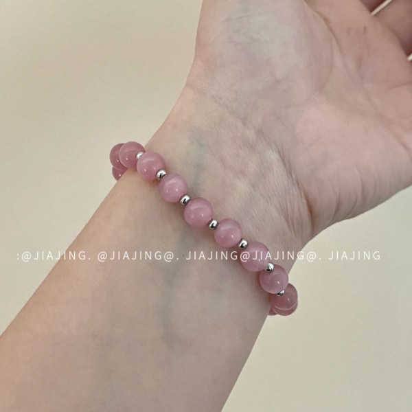 Naturlig Stretch Gemstone Armbånd Bead Healing Krystallsmykker Wom