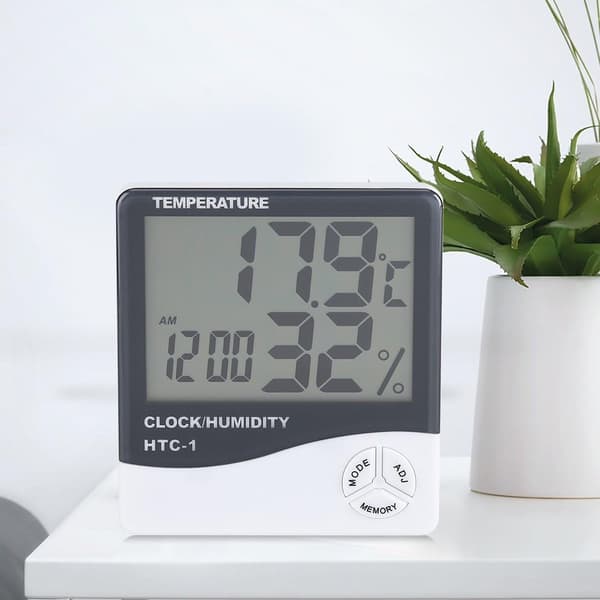 Digitalt LCD, præcis indendørs temperatur