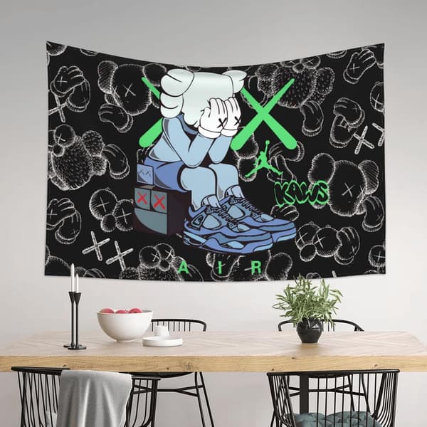Gobeläng sovrum vardagsrum sovsal hem väggdekoration konst 90x150cm