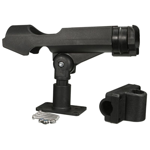 Fiske stang holder, 1 stk multifunksjon fiske stang roterende brakett, justerbar