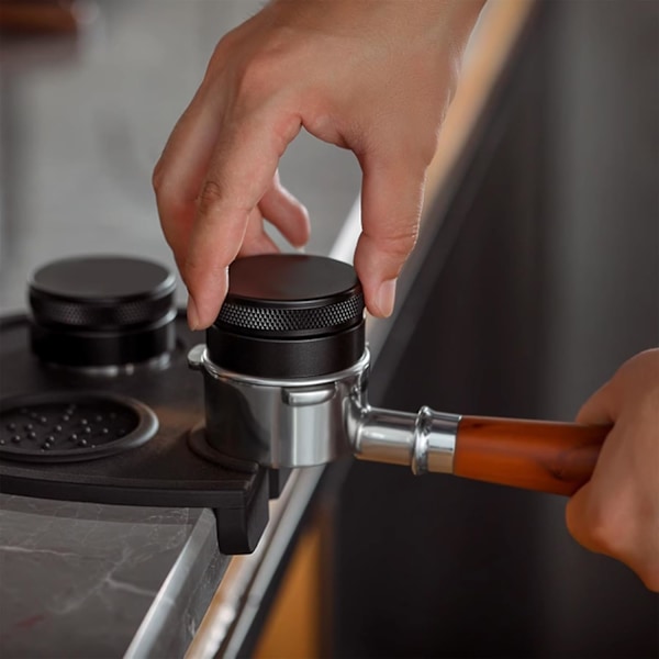 51mm Kaffefordeler, Kaffetamper i Rustfrit Stål Tilbehør til Espresso Kaffe Maskiner distributore