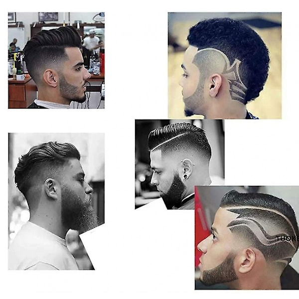 Skäggformning, Styling och Klippverktyg för Män, Mäns Skäggformningsverktyg, Perfekt för Hårfäste, Kantning, Schablon/Mall för Mustasch