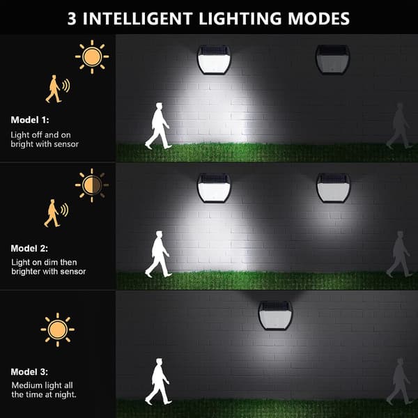 Gobikey Solar Light Outdoor【138 LEDs/ 3 Modes】 Solar Light with Motion Sensor, Lighting, 270° Wide Angle