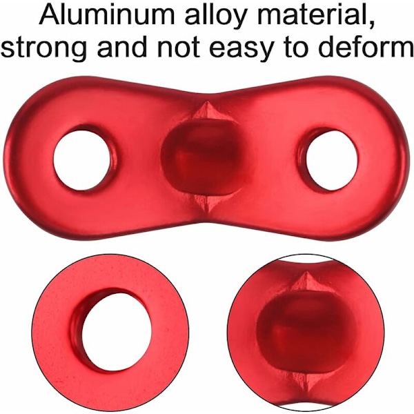 30 stk. rebstrammer, teltstrammer, rebjusterer, rebspænde i aluminiumlegering