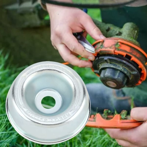 Terän sovitinsarja Stihl-ruohonleikkuriin - työntöalunen, liukulevy, kaulusmutteri, huoltoruuvi, 4 kpl