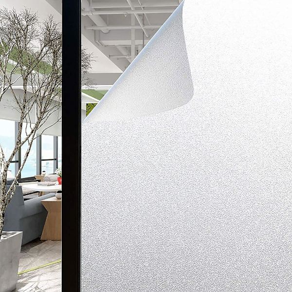 Privacy Window Film Frosted Non-Adhesive Static for Bathroom Deco