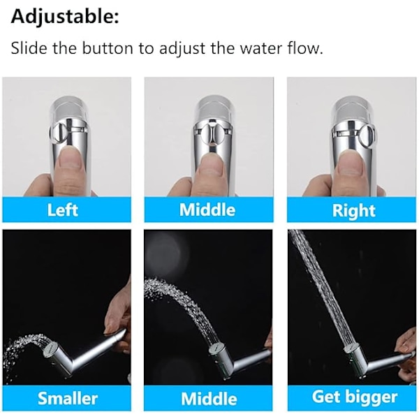 Håndholdt Bidet Sprøjte, Justerbar Tryksprøjte, Toiletbruser Håndholdt Sprøjte, Bidet Toiletsprøjte, til Personlig Hygiejne, Rengøring